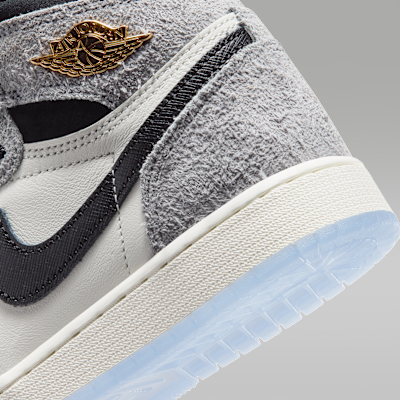 ジュニア エア ジョーダン 1 HIGH OG(Cool Grey and Sail)[FD1437-003]の商品画像(8枚目)