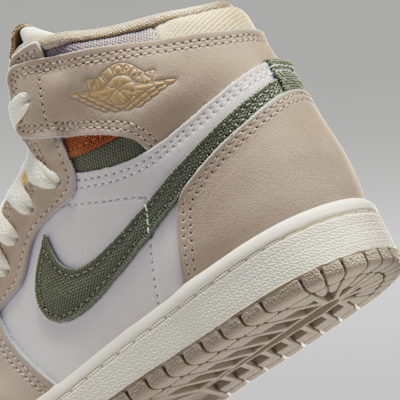 リトルキッズ ジョーダン 1 HIGH OG(Khaki and Sail)[FD2597-201]の商品画像(8枚目)