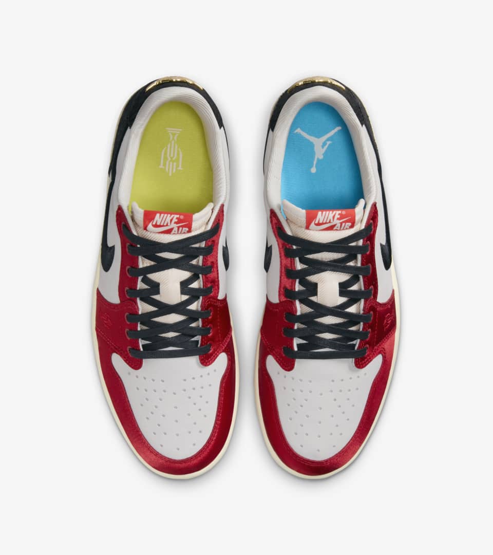 エア ジョーダン 1 LOW OG x Trophy Room(Sail and Varsity Red)[FN0432-100]の商品画像(4枚目)