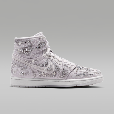ウィメンズ エア ジョーダン 1 HIGH OG Swarovski®クリスタル(Vast Grey)[HF6248-002]の商品画像(3枚目)