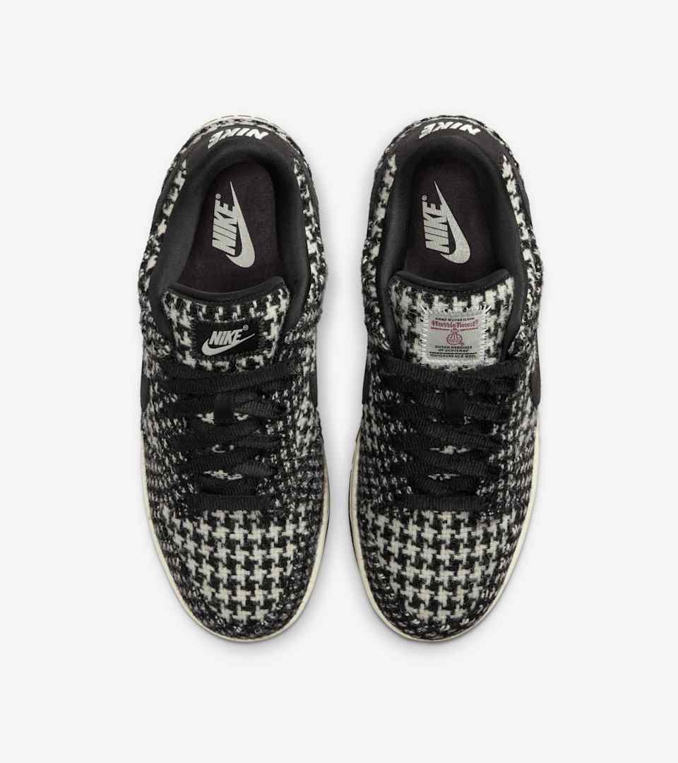 ウィメンズ ダンク LOW x Harris Tweed®(Black and Phantom)[HQ5036-901]の商品画像(4枚目)