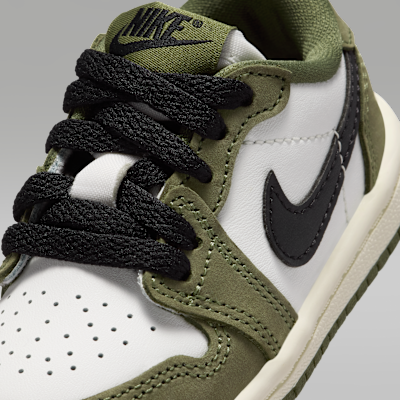 ベビー ジョーダン 1 LOW OG(Medium Olive and Summit White)[HQ6997-200]の商品画像(7枚目)