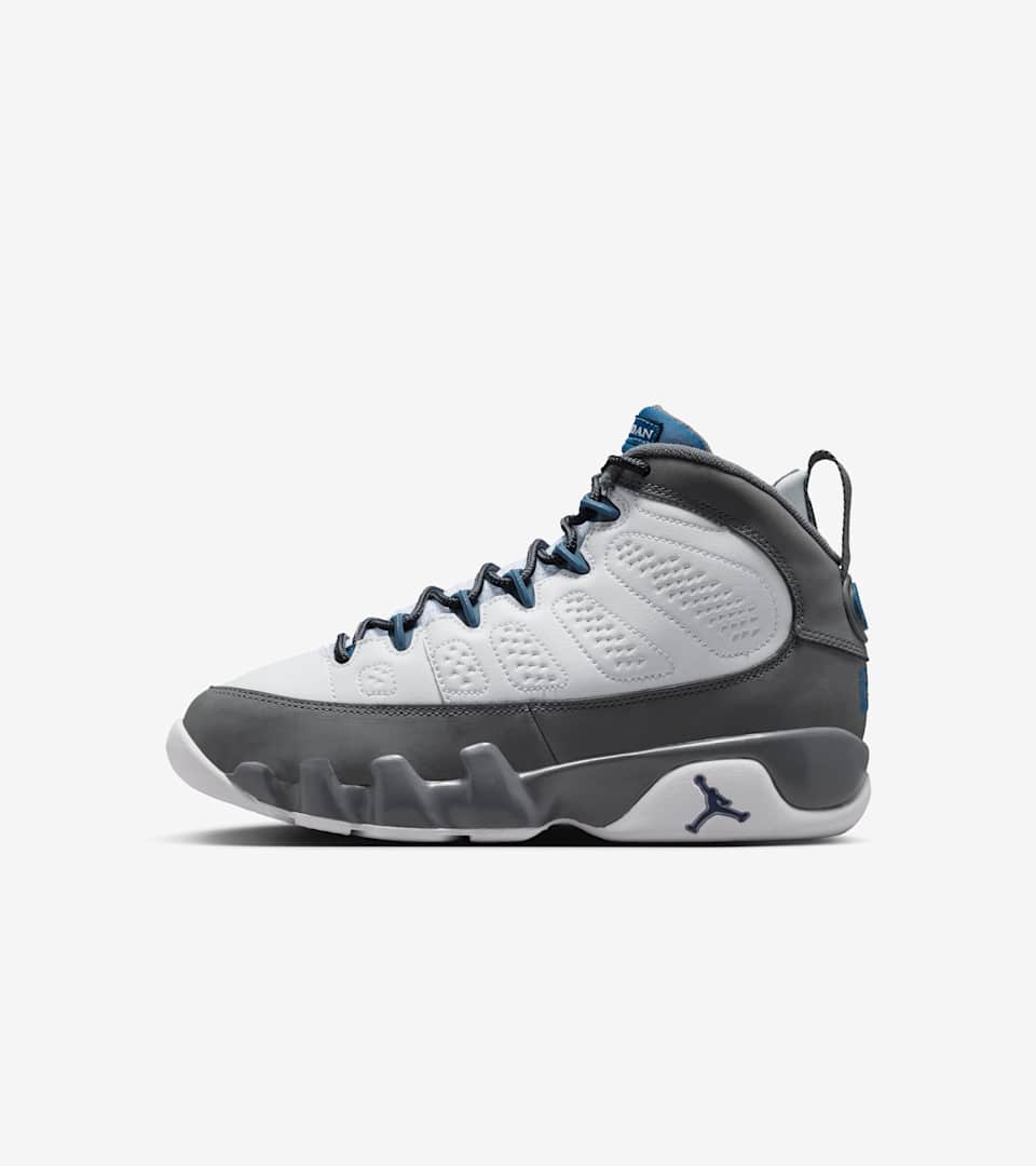 ジュニア エア ジョーダン 9(Flint Grey and French Blue)の商品画像