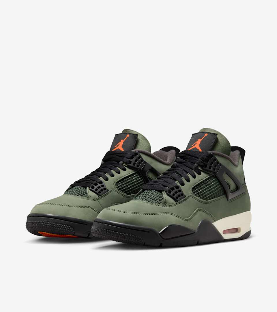 エア ジョーダン 4 レトロ x UNDEFEATED(Deep Green and Clementine)[IB1519-200]の商品画像(6枚目)