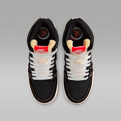 ジュニア エア ジョーダン 1 レトロ HIGH OG フライト クラブ(Black and Sail)[II9927-001]の商品画像(4枚目)