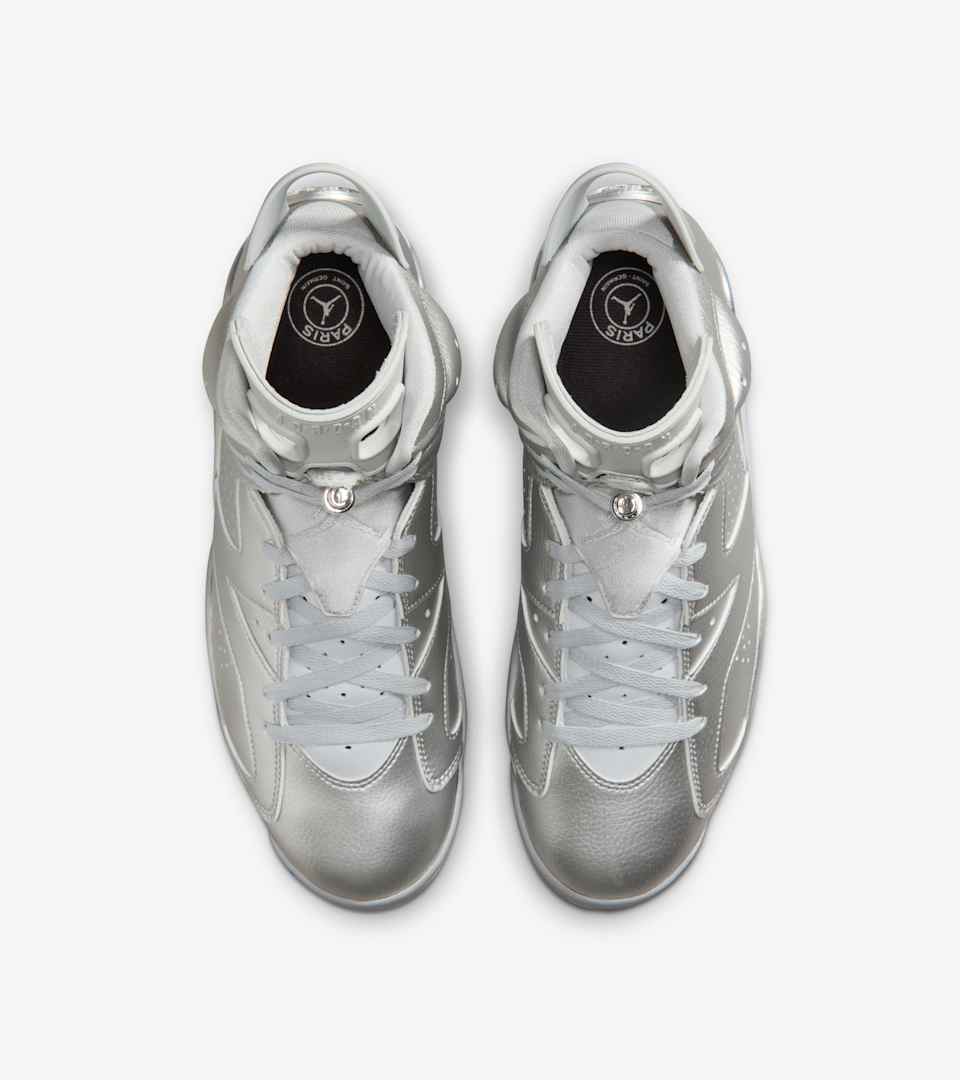 エア ジョーダン 6 x パリ サンジェルマン (PSG)(Metallic Silver)[IQ5135-001]の商品画像(4枚目)