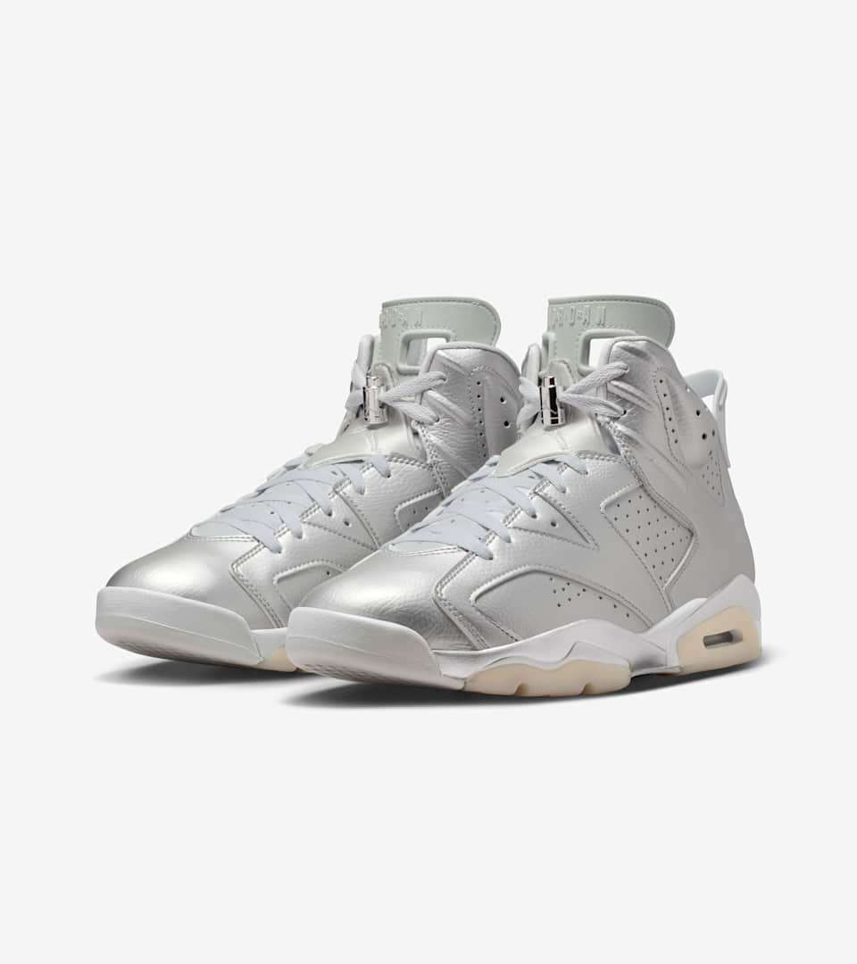 エア ジョーダン 6 x パリ サンジェルマン (PSG)(Metallic Silver)[IQ5135-001]の商品画像(6枚目)