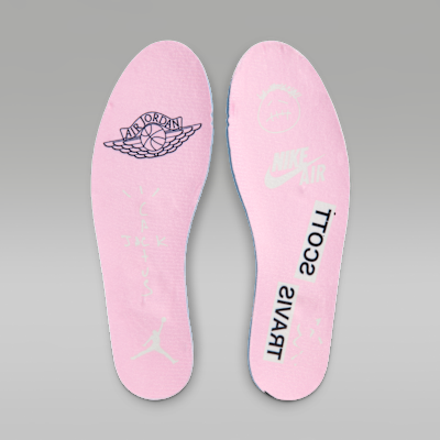 エア ジョーダン 1 LOW x トラヴィス スコット(Muslin and Shy Pink)[IQ7604-100]の商品画像(9枚目)