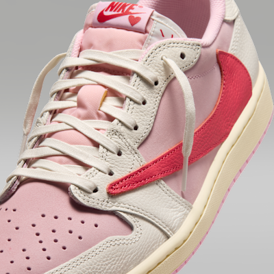 エア ジョーダン 1 LOW x トラヴィス スコット(Shy Pink and Tropical Pink)[IQ7604-101]の商品画像(7枚目)