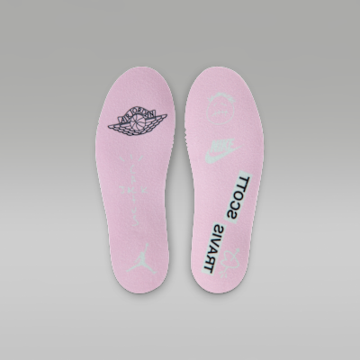 リトルキッズ ジョーダン 1 LOW x トラヴィス スコット(Muslin and Shy Pink)[IQ7605-100]の商品画像(9枚目)